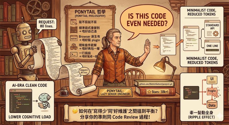 A Fun Agent Skill on GitHub Lately: Ponytail